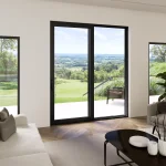 Aluminum Double Sliding Patio Door 82×98" — thumbnail 1