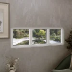 Aluminum Triple Picture Window 64x20" - Three Fixed Panels — thumbnail 1
