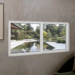Aluminum Double Picture Window 72x40" - Two Fixed Panels — thumbnail 1