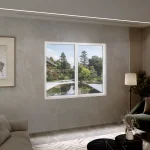 Aluminum Double Picture Window 64x60" - Two Fixed Panels — thumbnail 1