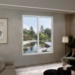 Aluminum Double Picture Window 70x80" - Two Fixed Panels — thumbnail 1