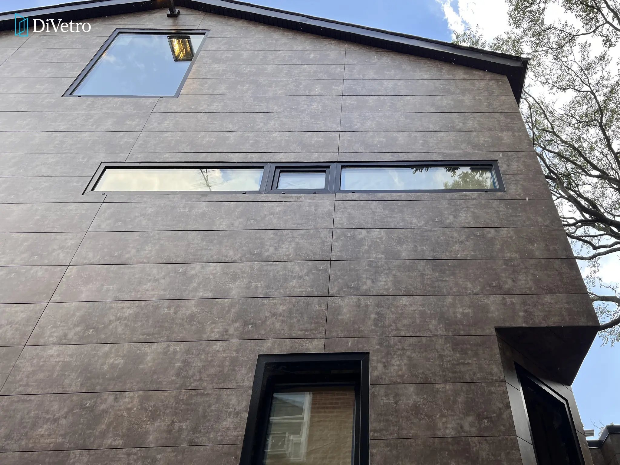 Real project — tilt and turn windows in a modern living room