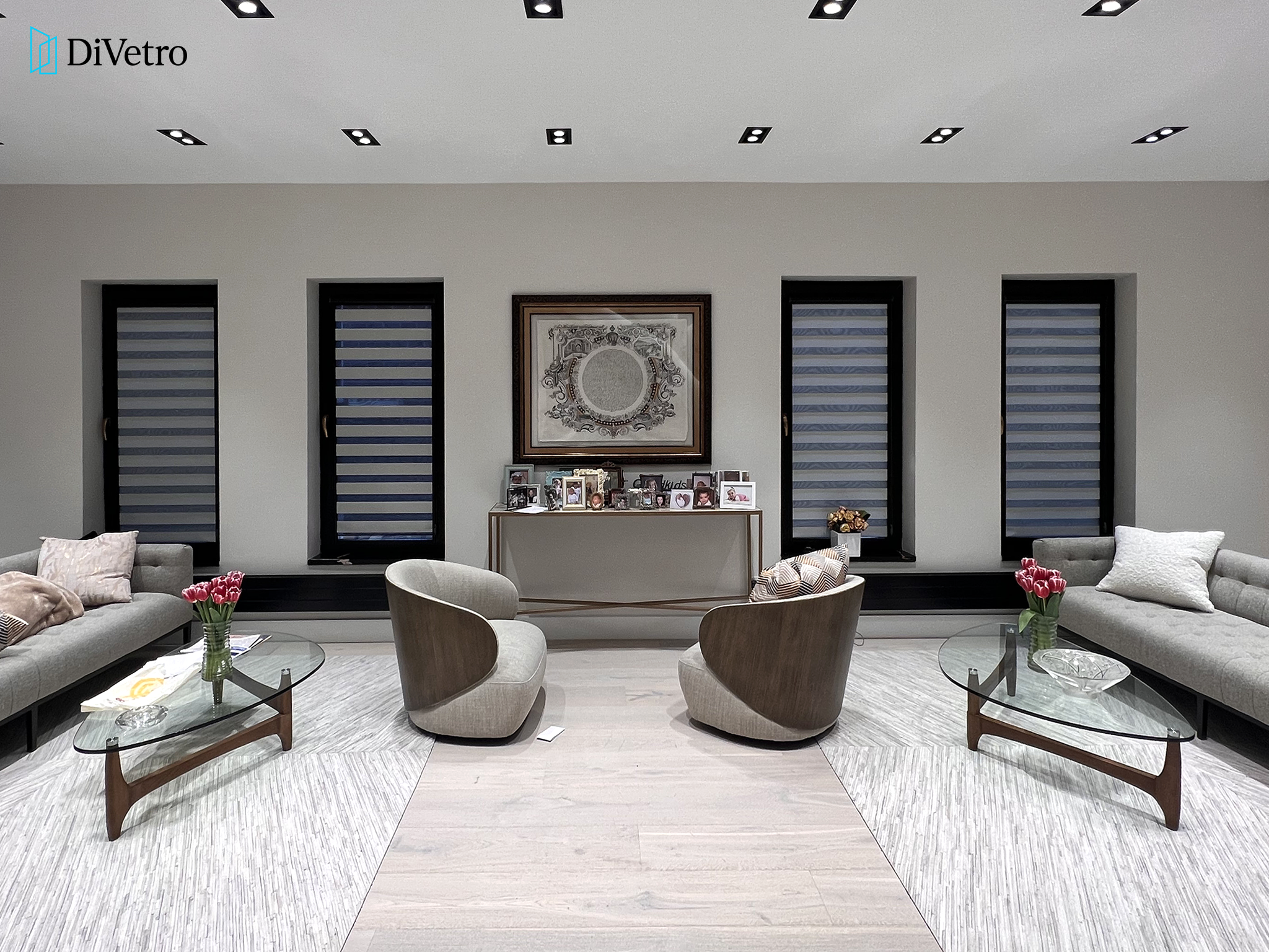 Real project — custom window shapes and panoramic view