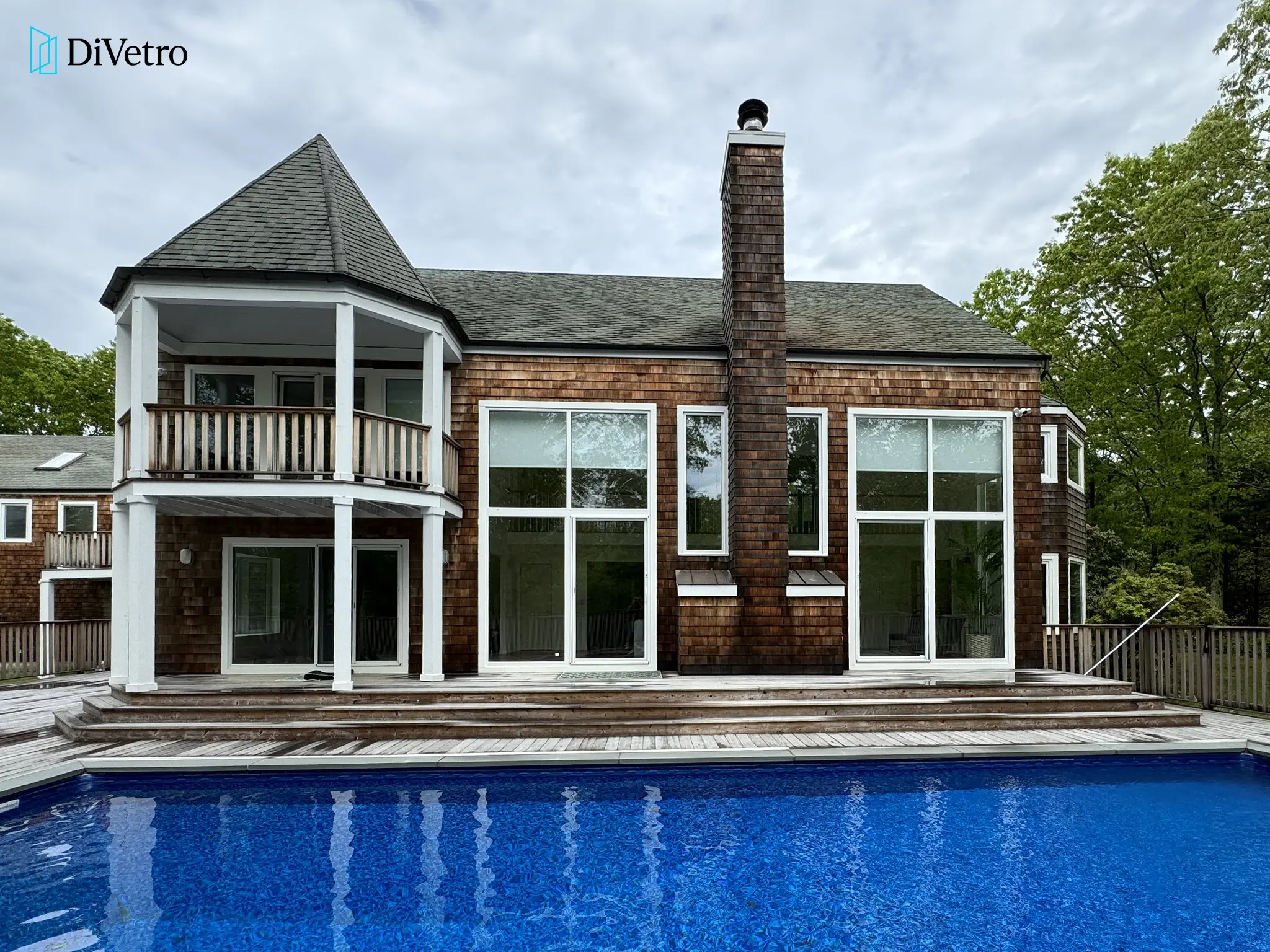 Real project — custom window shapes and panoramic view