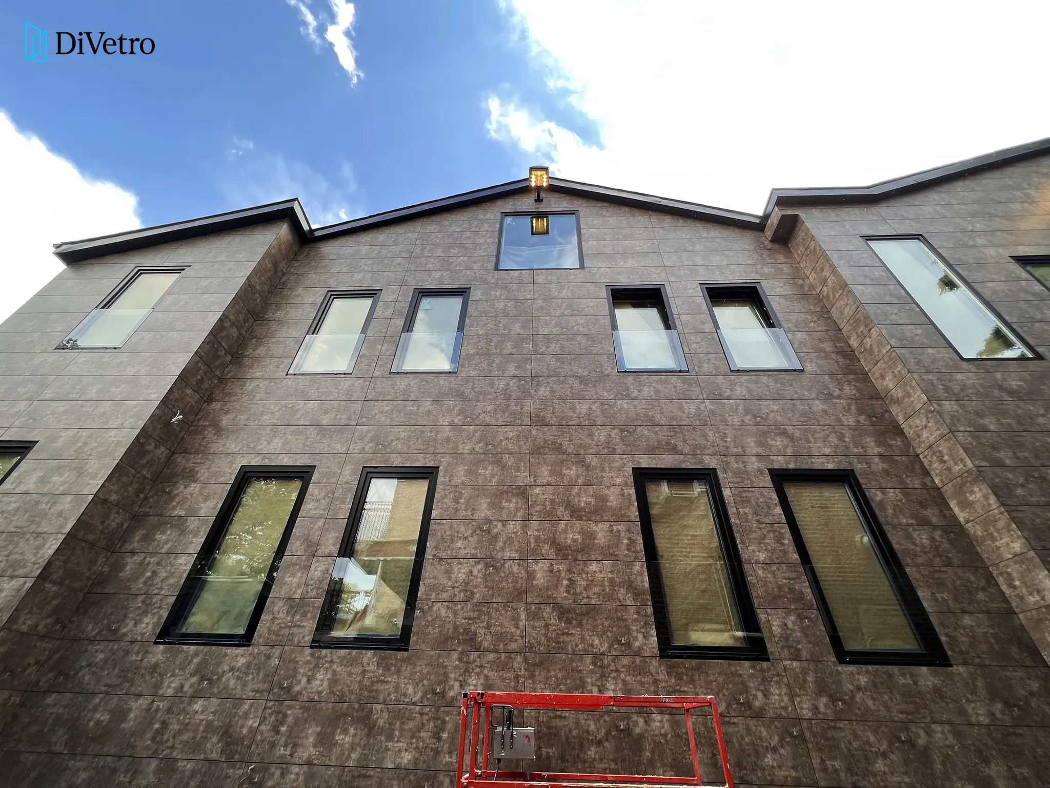 Real project — European tilt and turn windows with black frames